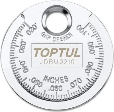 Приспособление типа "монета" для проверки зазора между электродами свечи TOPTUL JDBU0210