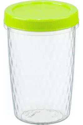 Ёмкость пластиковая для сыпучих продуктов Ролл 0,7 л салатовая IDEA М1472