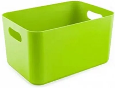 Корзина для хранения вещей пластиковая Joy салатовая BEROSSI АС26338000
