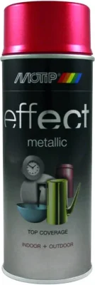 Краска аэрозольная Deco Effect Metallic красный 400 мл MOTIP 302511