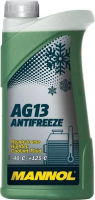 Антифриз зеленый AG13 Hightec 1 л MANNOL 98933