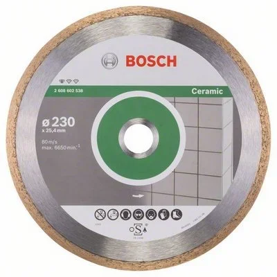 Круг алмазный 230х25,4 мм Standard for Ceramic BOSCH 2608602538