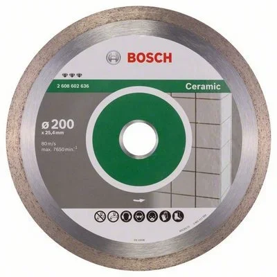 Круг алмазный 200х25,4 мм Best for Ceramic BOSCH 2608602636