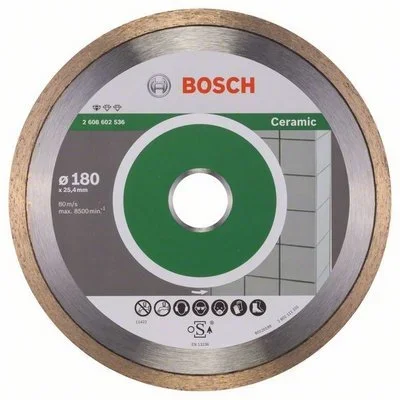 Круг алмазный 180х25,4 мм Standard for Ceramic BOSCH 2608602536
