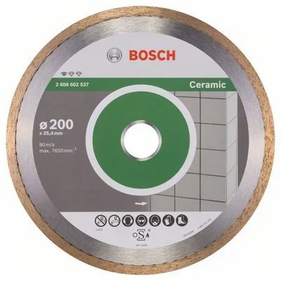 Круг алмазный 200х25,4 мм Standard for Ceramic BOSCH 2608602537
