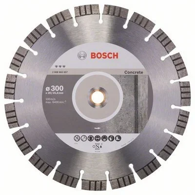 Круг алмазный 300х20/25,4 мм Best for Concrete BOSCH 2608602657