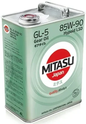 Масло трансмиссионное 85W90 Gear Oil GL-5 LSD 4 л MITASU MJ-412-4