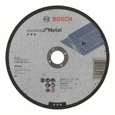 Круг отрезной 180х3,0х22 мм Standard for Metal BOSCH 2608603167