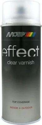 Лак аэрозольный Deco Effect Clear Varnish полуматовый 400 мл MOTIP 302204