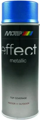 Краска аэрозольная Deco Effect Metallic синий 400 мл MOTIP 302509