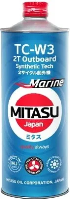 Масло двухтактное синтетическое Marine 2T 1 л MITASU MJ-923-1