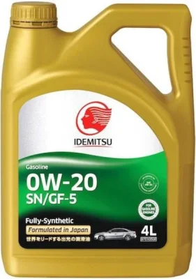 Моторное масло 0W20 синтетическое SN/GF-5 F-S 4 л IDEMITSU 30021328-746000020