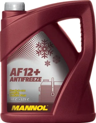 Антифриз G12+ красный AF12+ Longlife 5 л MANNOL 98835