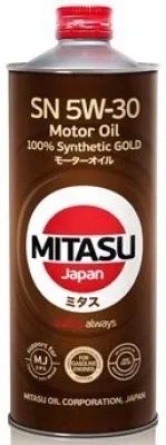 Моторное масло 5W30 синтетическое Gold SN 1 л MITASU MJ-101-1