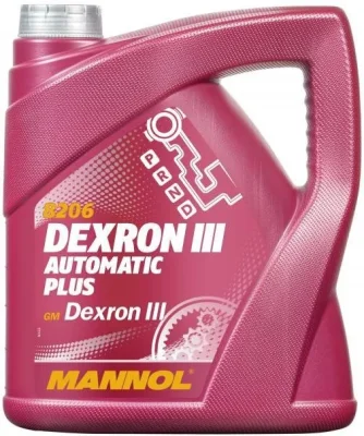 Масло трансмиссионное синтетическое Dexron III Automatic Plus 4 л MANNOL 96070