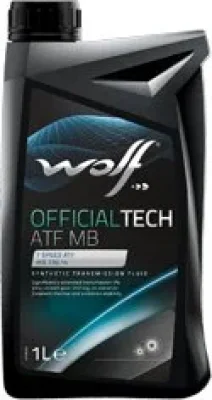 Масло трансмиссионное синтетическое OfficialTech ATF MB 1 л WOLF 3011/1