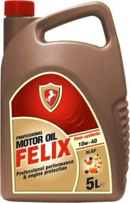 Моторное масло 10W40 полусинтетическое SL/CF 5 л FELIX 430900014