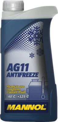 Антифриз G11 синий AG11 Longterm 1 л MANNOL 51554