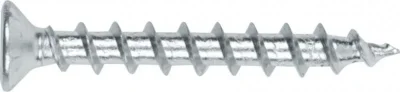 Саморез оконный 4,1х35 мм белый цинк крупная резьба острый 200 штук STARFIX SMC1-39923-200