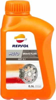 Тормозная жидкость Moto DOT 5.1 Brake Fluid 500 мл Repsol RP713B56