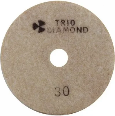Алмазный гибкий шлифовальный круг d 100 P30 TRIO-DIAMOND 340030