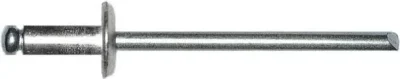 Заклепка вытяжная 6,4х12 мм сталь-сталь цинк 5 штук STARFIX SMZ1-46590-5