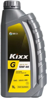 Моторное масло 10W40 полусинтетическое G SL 1 л KIXX L5316AL1E1