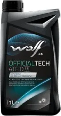 Масло трансмиссионное синтетическое OfficialTech ATF DVI 1 л WOLF 3008/1