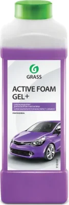 Автошампунь для бесконтактной мойки Active Foam GEL+ 1 л GRASS 113180