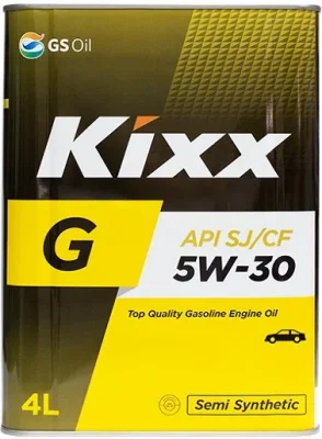 Моторное масло 5W30 полусинтетическое G SJ 4 л KIXX L531744TE1