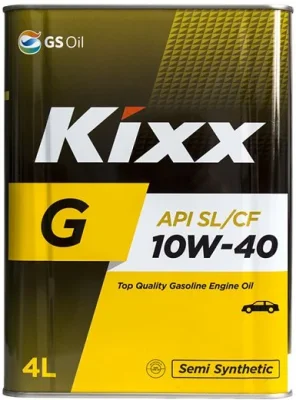 Моторное масло 10W40 полусинтетическое G SL 4 л KIXX L531644TE1