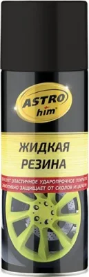 Краска эластичная черный Жидкая резина 520 мл (AC-650) ASTROHIM АС-650