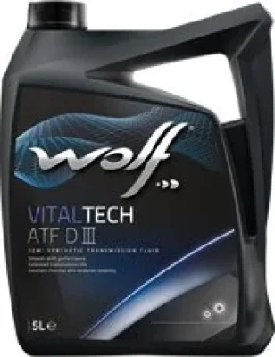 Масло трансмиссионное полусинтетическое VitalTech ATF DIII 5 л WOLF 3006/5
