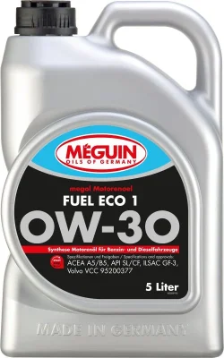 Моторное масло 0W30 синтетическое Megol Fuel Eco 1 5 л MEGUIN 33039