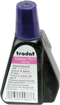 Краска штемпельная 28 мл фиолетовый TRODAT 7011/Ф