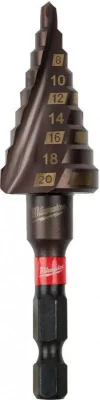 Сверло по металлу ступенчатое 4-20 мм Shockwave Impact Duty MILWAUKEE 48899263