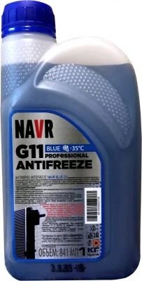 Антифриз G11 синий Antifreeze 1 кг (35BLUE1KG) NAVR NAVR35BLUE1KG