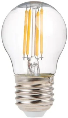 Лампа светодиодная филаментная E27 G45 6 Вт 3000К ЮПИТЕР JP6004-03