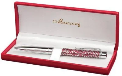 Ручка подарочная Bellaria в красном футляре MANZONI BLRRD-BM