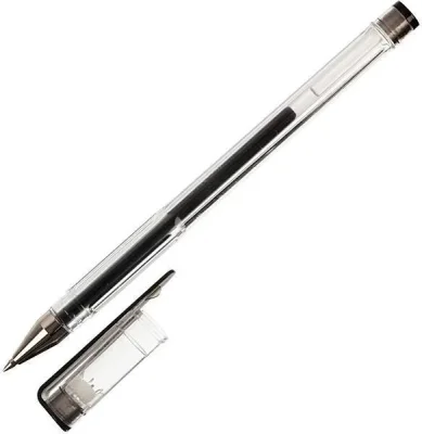 Ручка гелевая 0,5 мм черный INФОРМАТ GPB01-K