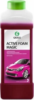 Автошампунь для бесконтактной мойки Active Foam Magic 1 л GRASS 110322
