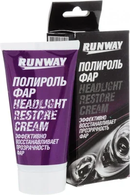 Полироль для фар 50 мл RUNWAY RW0501