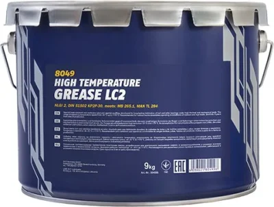 Смазка литиевая LC-2 High Temperature Grease 9 кг MANNOL 54851