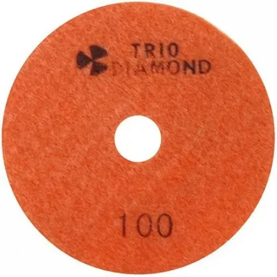 Алмазный гибкий шлифовальный круг d 100 P100 TRIO-DIAMOND 340100