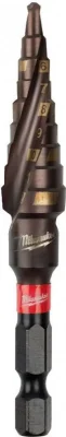Сверло по металлу ступенчатое 4-12 мм Shockwave Impact Duty MILWAUKEE 48899261