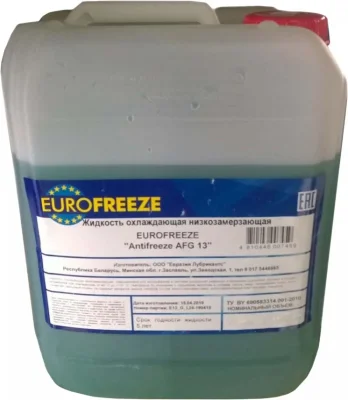 Антифриз зеленый Antifreeze AFG 13 20 кг Eurofreeze 55706