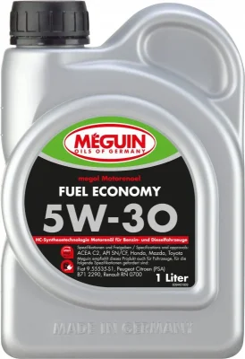 Моторное масло 5W30 синтетическое Megol Fuel Economy 1 л MEGUIN 9440