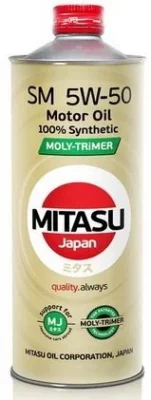 Моторное масло 5W50 синтетическое Moly-Trimer SM 1 л MITASU MJ-M13-1
