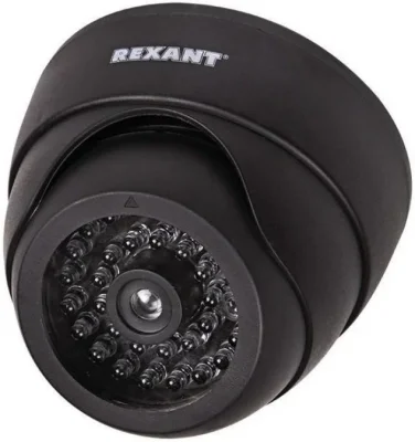 Муляж камеры видеонаблюдения черный REXANT 45-0230
