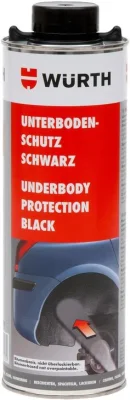 Антикор Unterbodenschutz Schwarz 1 л WÜRTH 0892072